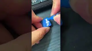 Drawing Facebook logo on the keyboard #shorts #diy #art #tiktok #trending