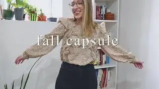my 2022 fall capsule wardrobe