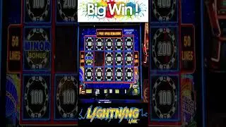 WIFE LANDS THE MINOR BONUS FOR A BIG WIN!