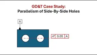 GD&T Case Study: Parallelism of Side-By-Side Holes
