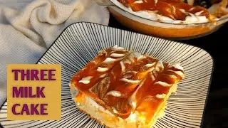 Three milk cake | Turkish style cake |  Easy recipe by Cooking with Asmi