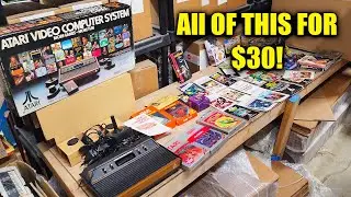 I couldn't believe what she had in the basement! Crispiest Atari 2600 box I may ever see!