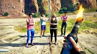 GTA 5 - Fire Bottle vs NPC's Ragdolls | Euphoria Physics Ragdolls 2026