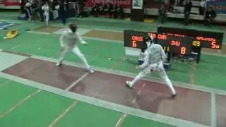 20100219 mf gp Venice 8 red CASSARA Andrea ITA 15 vs ZHU Jun CHN 12 sd No