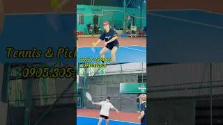 Beginners today, champions tomorrow. #tennis #tennislife #tennisvibes #tennis coach nha trang