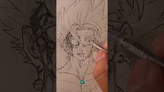Como dibujar ojos con intensidad al estilo manga. #goku #dragonball #tutorialdibujo