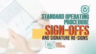 SOP Sign Offs: BuildMySOP Platform Video Tutorial