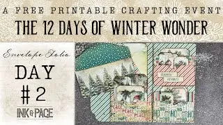 12 Days of Winter Wonder: Day 2 | Free Printable Project| Easy | Beginner Friendly | Ink and Page