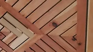 Wooden Ceiling Panelling project Living room Right Wooden Work Interior Designs