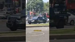 🇲🇽 🚓 Mexico City Police responding  CODE 3 #mxfirebuff #ssccdmx #policiacdmx
