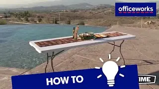Lifetime Light Commercial Bi-fold Table Folding Tutorial