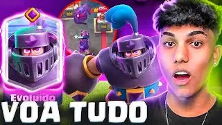 USEI A NOVA EVOLU&Ccedil;&Atilde;O DO MEGACAVALEIRO NO CLASH ROYALE! *estou sem acreditar😭*