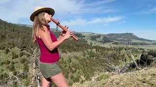Yellowstone Flute Postcard - A 432 with Christine Stevens