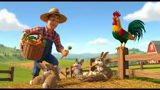 Good Morning Mr Rooster Happy Farm Wake  Up Rhymes Ep11