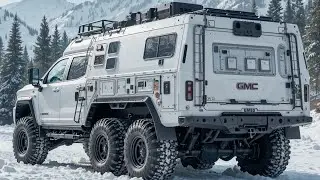 GMC Timberquest 6x6 Camper Truck 2026 года — настоящий внедорожный зверь с роскошным жилым простр...