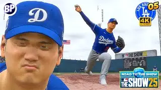 MLB The Show 25 Shohei Ohtani RTTS #5: 5 Strikeouts and a Big HR! - Gameplay PS5 4K 60fps