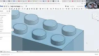 drawing a Lego with onshape