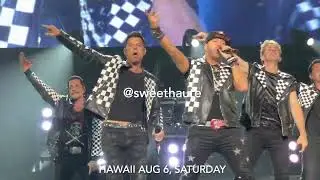 NKOTB Hawaii Saturday BLOCK PARTY 8/6 2022 Mixtape Tour Front Row Honolulu | SWEETHAUTE