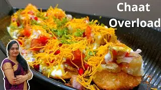 Dahi Papdi Chaat Recipe In Tamil | Chaat Recipes | Street Food Recipes | Bhakkiya Table Treat | #BTT