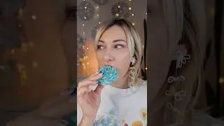Trying Edible Crystal Candy 💎 #asmr #crunchy #asmrfood #asmreating #relaxing #silkygem #munching