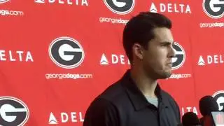 2013 Georgia Fall Camp - Aaron Murray Talks with Media