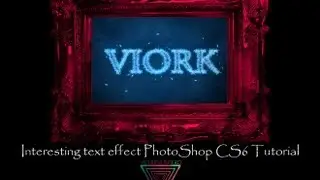 ИНТЕРЕСЕН ТЕКСТОВ ЕФЕКТ /#PHOTOSHOP CS6 TUTORIAL/
