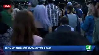 | LIVE | NFL legend Tom Brady promotes his Sacramento CardVault location