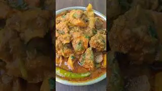 village style chicken curry recipe 🍗 #indiancooking #shorts #shortsviral #shortsfeed #youtubeshorts