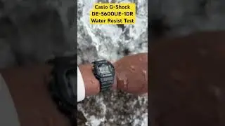 Casio G-Shock DW-5600UE-1DR Water Resist Test #casio #gshock #tranding #shorts