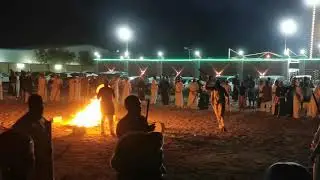 لعب مزمار شباب النزلة اليمانية و عنيكش و حارة برى و المعازيم بني مالك و الروابي ( 6 )
