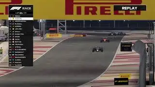F1 2023 Career mode, Round 1 Bahrain GP, Cockpit camera, 50% race distance, No assists, Ferrari