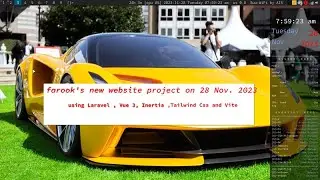 my new Laravel 10 ,Inertia ,Vue3,Tailwind Css and Vite setup
