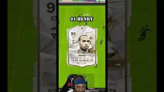 91 Henry Review in Easports Fc24 #shorts