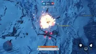My Gameplay Battlefront X Wings vs TieFighters Ice Challenge - Dave