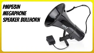 REVIEW (2025): PMP53IN Megaphone Speaker Bullhorn. Features