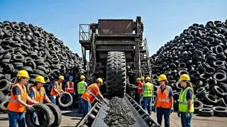 Form Waste to Wheels: Inside The Revolutionary Modern Tire Manufacturing (Complete Process)