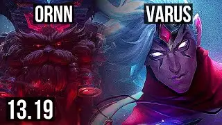 ORNN vs VARUS (TOP) | 4/0/1, 400+ games | EUW Master | 13.19