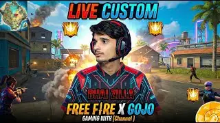 🔴 Free Fire LIVE 🔥 CS Custom Room | BR Custom | CS Rank Push | Hindi Gameplay