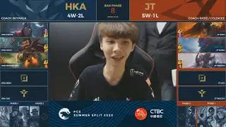 [EN] HKA vs JT | Week 3 Day 2 | PCS Summer (2020) | Hong Kong Attitude vs Taipei J Team