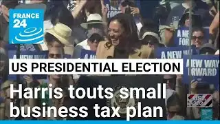 Harris visits New Hampshire to tout her small business tax plan &bull; FRANCE 24 English