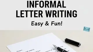 How to Write an Informal Letter | Step by Step in Hindi  |  #informalletter #shorts #class8english 