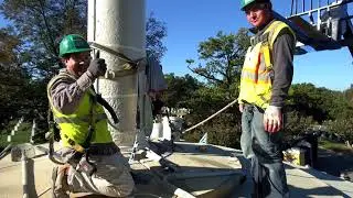 USS Mast of the Maine Memorial Restoration