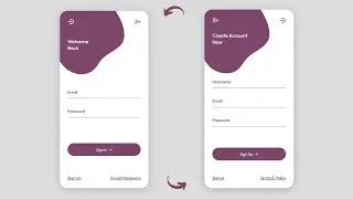 Animated Login and Sign Up Form Using HTML CSS and JavaScript | Step-by-Step Tutorial