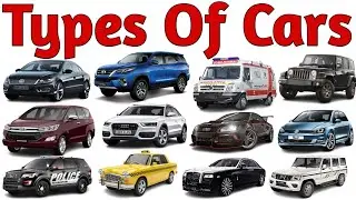 Car Names🚗🚕🚐🚔 | Types of Cars with Pictures | Vehicles Name for Kids | Learn Cars