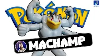 Itt a bajnok - Jazwares POK&Eacute;MON Machamp figura bemutat&oacute; magyarul /FiguraFanatikus/