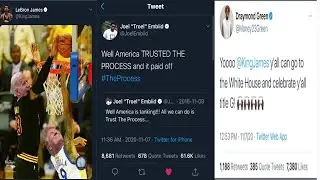 NBA players react to Joe Bidden being elected president defeating Donald Trump!