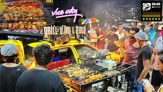 🚖 GTA BBQ in Kamothe 🚖 | GRILL THRILL AUTO | Navi Mumbai Street Food