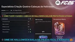 👻 Especialista Cria&ccedil;&atilde;o Quebra-Cabe&ccedil;as de Halloween: Bala de Prata! 💀 | FC 26
