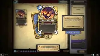 Fiery War Axe HD Hearthstone Golden Card Spotlight