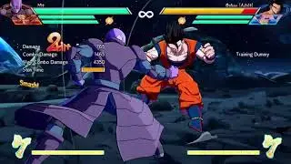 DBFZ Hit No assist Midscreen combos